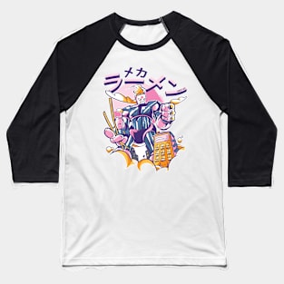 Ramen Mecha Robot Baseball T-Shirt